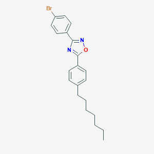 molecular formula C21H23BrN2O B400824 3-(4-Bromophenyl)-5-(4-heptylphenyl)-1,2,4-oxadiazole 
