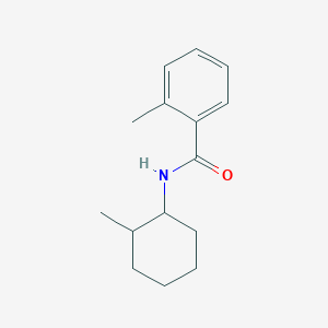 molecular formula C15H21NO B4008299 2-methyl-N-(2-methylcyclohexyl)benzamide 