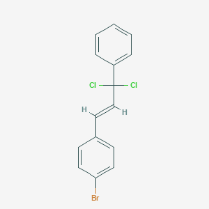 1-Bromo-4-(3,3-dichloro-3-phenyl-1-propenyl)benzene