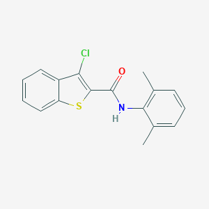 molecular formula C17H14ClNOS B400840 3-chloro-N-(2,6-dimethylphenyl)-1-benzothiophene-2-carboxamide 