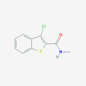 molecular formula C10H8ClNOS B400842 3-chloro-N-methyl-1-benzothiophene-2-carboxamide CAS No. 299929-76-3