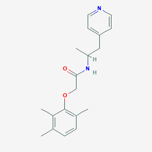 N-(1-methyl-2-pyridin-4-ylethyl)-2-(2,3,6-trimethylphenoxy)acetamide