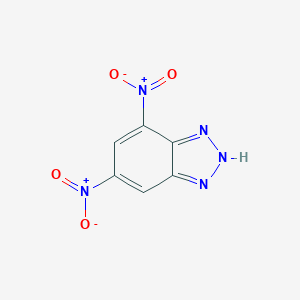 molecular formula C6H3N5O4 B400853 4,6-dinitro-2H-benzotriazole CAS No. 31995-62-7