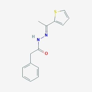 molecular formula C14H14N2OS B400855 2-phenyl-N'-(1-thien-2-ylethylidene)acetohydrazide 