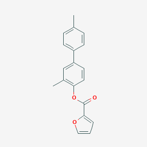 molecular formula C19H16O3 B400856 3,4'-Dimethyl[1,1'-biphenyl]-4-yl 2-furoate 