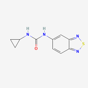 N-2,1,3-benzothiadiazol-5-yl-N'-cyclopropylurea