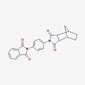 4-[4-(1,3-dioxo-1,3-dihydro-2H-isoindol-2-yl)phenyl]-4-azatricyclo[5.2.1.0~2,6~]decane-3,5-dione