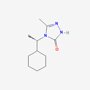 4-[(1S)-1-cyclohexylethyl]-5-methyl-2,4-dihydro-3H-1,2,4-triazol-3-one