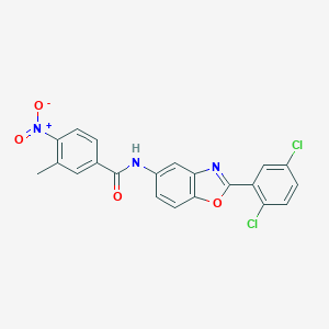 N-[2-(2,5-Dichloro-phenyl)-benzooxazol-5-yl]-3-methyl-4-nitro-benzamide