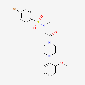 4-bromo-N-{2-[4-(2-methoxyphenyl)-1-piperazinyl]-2-oxoethyl}-N-methylbenzenesulfonamide