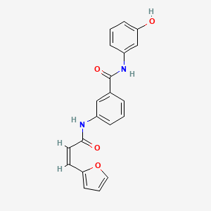 3-{[3-(2-furyl)acryloyl]amino}-N-(3-hydroxyphenyl)benzamide