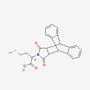 2-(16,18-dioxo-17-azapentacyclo[6.6.5.0~2,7~.0~9,14~.0~15,19~]nonadeca-2,4,6,9,11,13-hexaen-17-yl)-4-(methylthio)butanoic acid