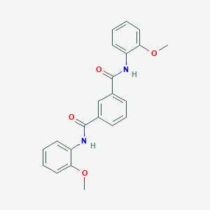 molecular formula C22H20N2O4 B400903 N,N-bis(2-methoxyphenyl)isophthalamide 