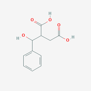 molecular formula C11H12O5 B4009073 2-[hydroxy(phenyl)methyl]succinic acid 