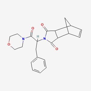 4-[1-benzyl-2-(4-morpholinyl)-2-oxoethyl]-4-azatricyclo[5.2.1.0~2,6~]dec-8-ene-3,5-dione