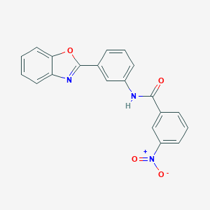 molecular formula C20H13N3O4 B400909 N-[3-(1,3-benzoxazol-2-yl)phenyl]-3-nitrobenzamide 