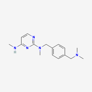N~2~-{4-[(dimethylamino)methyl]benzyl}-N~2~,N~4~-dimethylpyrimidine-2,4-diamine