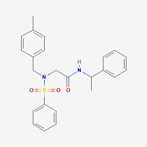 N~2~-(4-methylbenzyl)-N~1~-(1-phenylethyl)-N~2~-(phenylsulfonyl)glycinamide