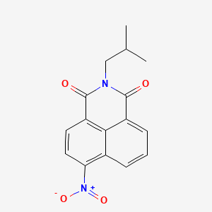 molecular formula C16H14N2O4 B4009344 2-isobutyl-6-nitro-1H-benzo[de]isoquinoline-1,3(2H)-dione 