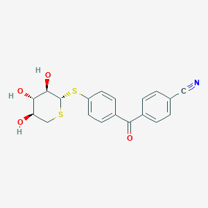 molecular formula C19H17NO4S2 B040094 Naroparcil CAS No. 120819-70-7