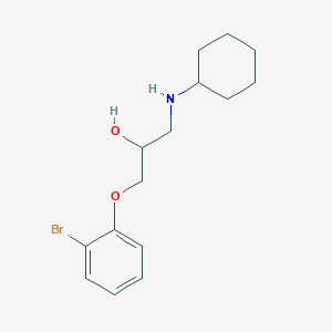 1-(2-bromophenoxy)-3-(cyclohexylamino)-2-propanol