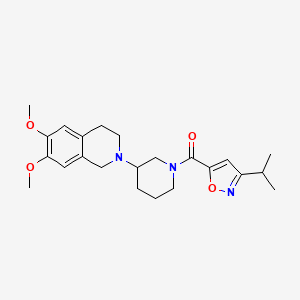 2-{1-[(3-isopropyl-5-isoxazolyl)carbonyl]-3-piperidinyl}-6,7-dimethoxy-1,2,3,4-tetrahydroisoquinoline