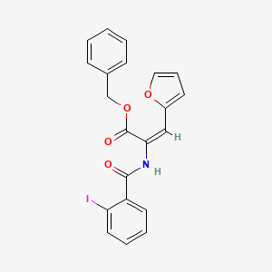 benzyl 3-(2-furyl)-2-[(2-iodobenzoyl)amino]acrylate