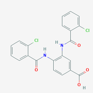 3,4-bis[(2-chlorobenzoyl)amino]benzoic acid