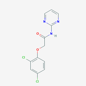 molecular formula C12H9Cl2N3O2 B400996 2-(2,4-dichlorophenoxy)-N-pyrimidin-2-ylacetamide CAS No. 309721-08-2
