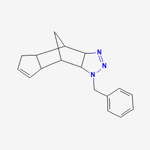 molecular formula C17H19N3 B4010254 5-benzyl-3,4,5-triazatetracyclo[5.5.1.0~2,6~.0~8,12~]trideca-3,9-diene 