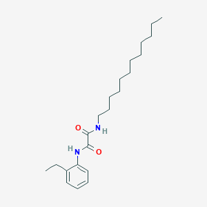 molecular formula C22H36N2O2 B401031 N~1~-dodecyl-N~2~-(2-ethylphenyl)ethanediamide 