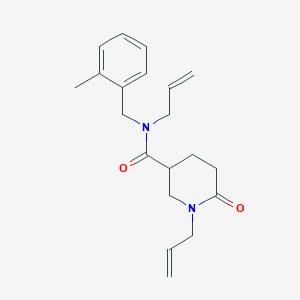 N,1-diallyl-N-(2-methylbenzyl)-6-oxopiperidine-3-carboxamide