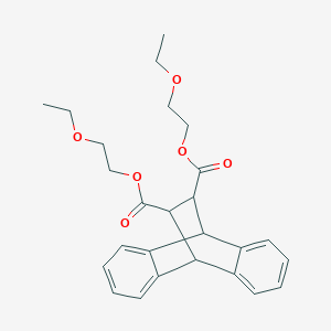 molecular formula C26H30O6 B401038 Bis(2-ethoxyethyl) tetracyclo[6.6.2.02,7.09,14]hexadeca-2,4,6,9,11,13-hexaene-15,16-dicarboxylate CAS No. 304871-25-8