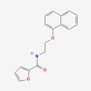 molecular formula C17H15NO3 B4010432 N-[2-(1-naphthyloxy)ethyl]-2-furamide 