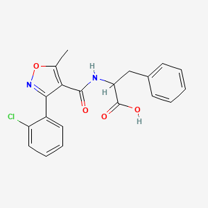 N-{[3-(2-chlorophenyl)-5-methyl-4-isoxazolyl]carbonyl}phenylalanine