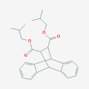 molecular formula C26H30O4 B401053 Bis(2-methylpropyl) tetracyclo[6.6.2.02,7.09,14]hexadeca-2,4,6,9,11,13-hexaene-15,16-dicarboxylate CAS No. 321690-17-9