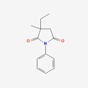 3-ethyl-3-methyl-1-phenyl-2,5-pyrrolidinedione