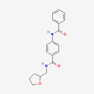 4-(benzoylamino)-N-(tetrahydro-2-furanylmethyl)benzamide