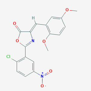 2-(2-Chloro-5-nitro-phenyl)-4-(2,5-dimethoxy-benzylidene)-4H-oxazol-5-one
