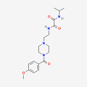 N-isopropyl-N'-{2-[4-(4-methoxybenzoyl)-1-piperazinyl]ethyl}ethanediamide