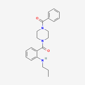 2-[(4-benzoylpiperazin-1-yl)carbonyl]-N-propylaniline