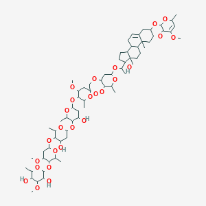 molecular formula C68H108O26 B040108 Periplocoside K CAS No. 119902-16-8