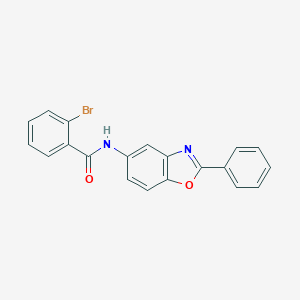 molecular formula C20H13BrN2O2 B401083 2-bromo-N-(2-phenyl-1,3-benzoxazol-5-yl)benzamide 