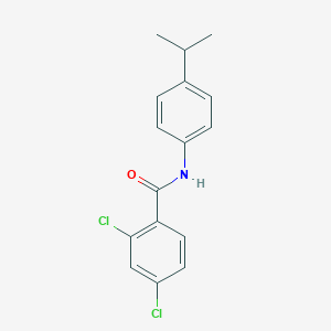 molecular formula C16H15Cl2NO B401098 2,4-dichloro-N-(4-isopropylphenyl)benzamide 