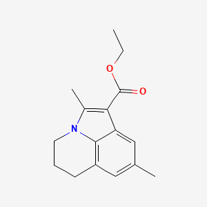 ethyl 2,8-dimethyl-5,6-dihydro-4H-pyrrolo[3,2,1-ij]quinoline-1-carboxylate