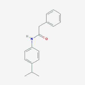 molecular formula C17H19NO B401108 2-phenyl-N-[4-(propan-2-yl)phenyl]acetamide CAS No. 331435-67-7