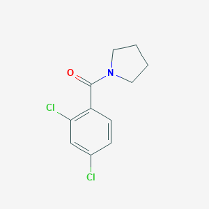 molecular formula C11H11Cl2NO B401109 1-(2,4-Dichlorobenzoyl)pyrrolidine 