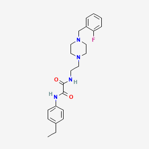 N-(4-ethylphenyl)-N'-{2-[4-(2-fluorobenzyl)-1-piperazinyl]ethyl}ethanediamide