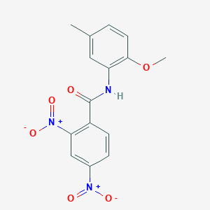 N-(2-methoxy-5-methylphenyl)-2,4-dinitrobenzamide