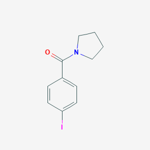 molecular formula C11H12INO B401112 1-[(4-碘苯基)羰基]吡咯烷 CAS No. 168317-99-5